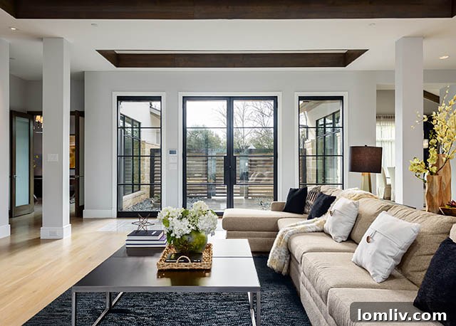 Spacious and inviting family room
