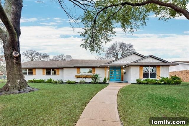 Three Stunning Dallas Open Houses 13 Beautifully renovated exterior of 1535 Acapulco Dr in Wynnewood Hills, Oak Cliff