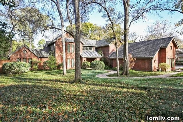 Three Stunning Dallas Open Houses 3 Front exterior view of the expanded luxury home at 5505 Windmier Cir, Far North Dallas