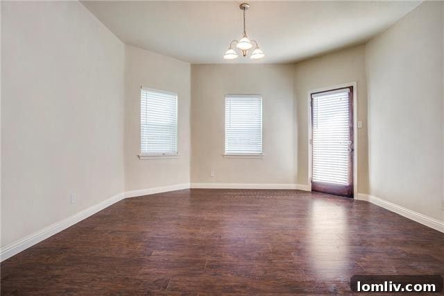 Spacious Living Room with Vaulted Ceilings
