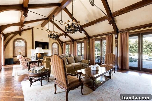 Bedroom with classic decor and natural light