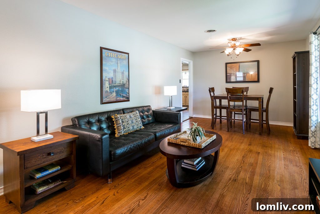 Spacious Living Area with Natural Light