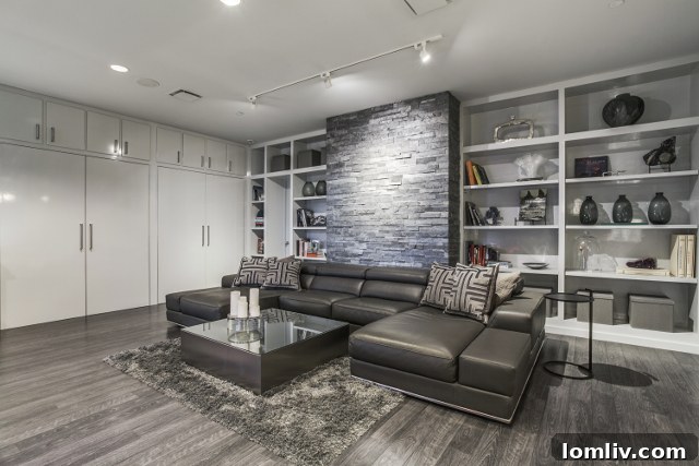 Vendome 1H Family Room - Casual living space with abundant storage