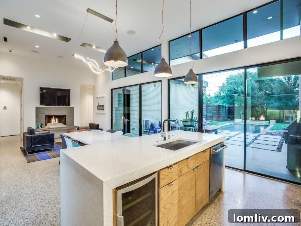 Open Concept Interior with Modern Details