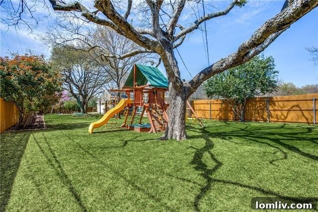 Lush, Treed Backyard in Hockaday