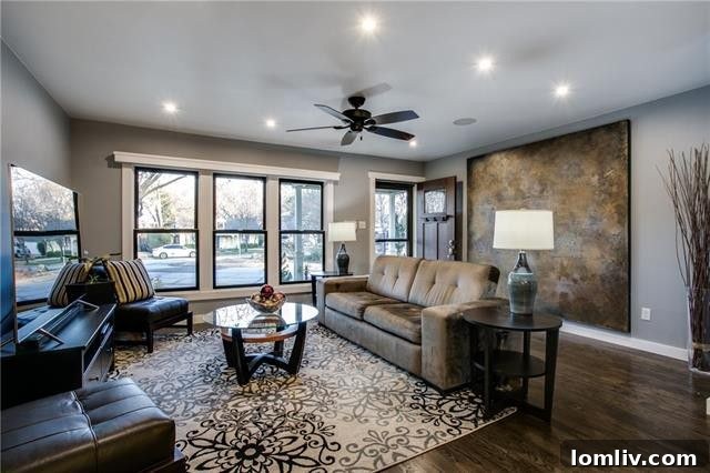 Bright Interior of Renovated Bungalow