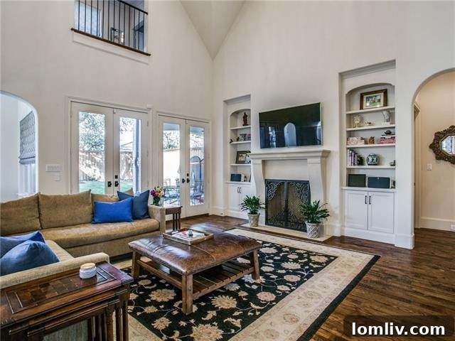 Spacious Living Area in Custom Lakewood Home