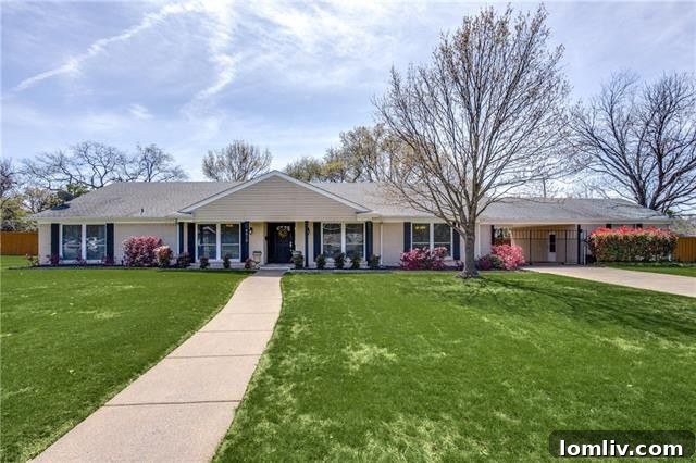 Elegant Exterior of Hockaday Traditional Home
