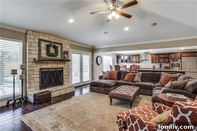 Gourmet Kitchen with Granite Island