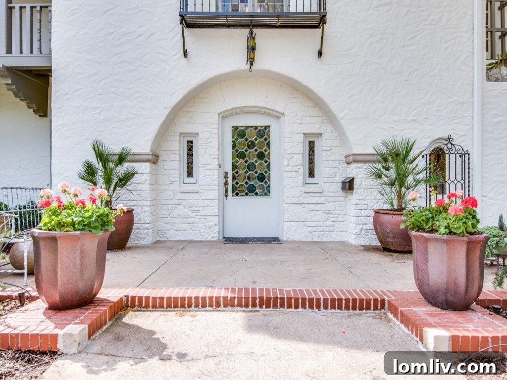 Architectural Details of a Spanish Colonial Revival Home