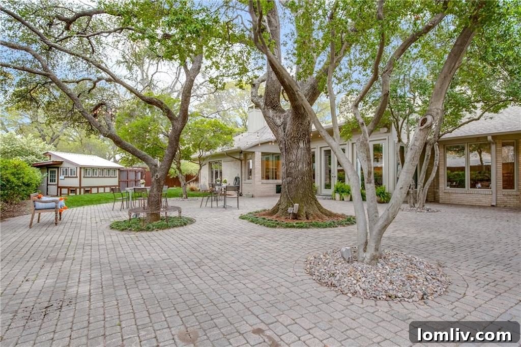 Award-winning chicken coop nestled in the backyard of a Dallas luxury home