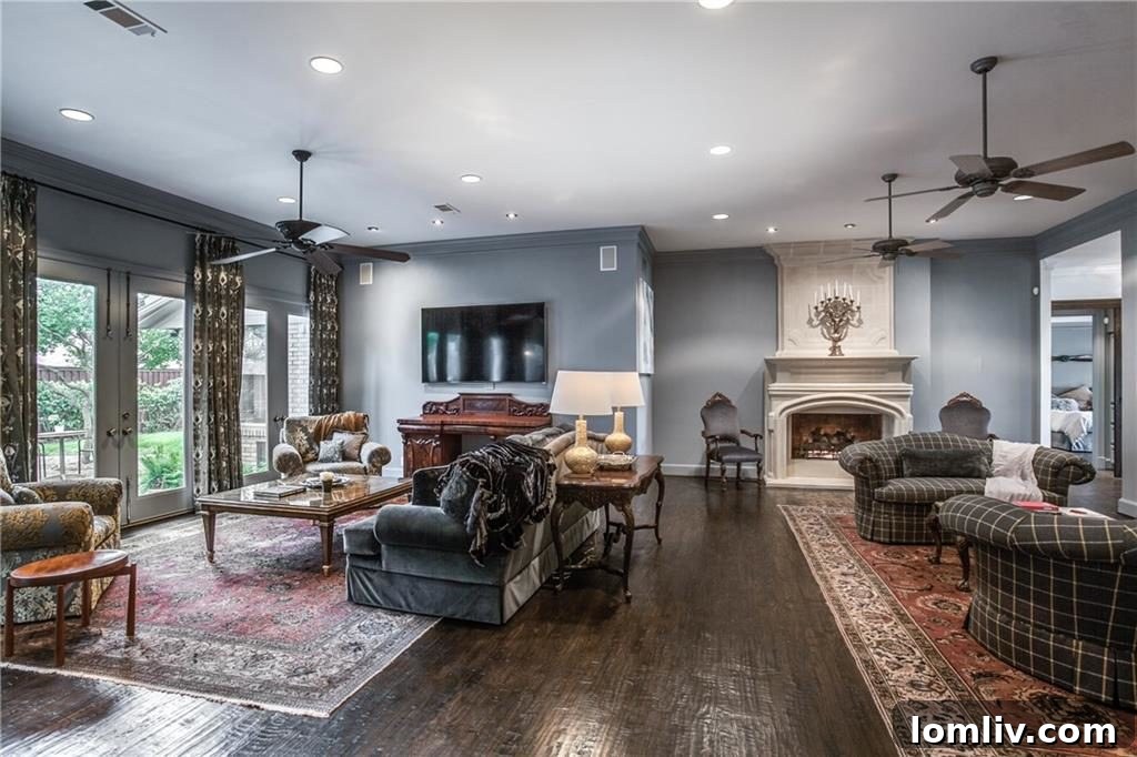 Expansive living room with abundant natural light at 5444 Springmeadow Drive