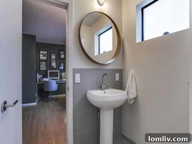 Another view of a contemporary bathroom space
