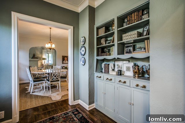 Hollywood Heights Tudor: A Designer's Vision Realized 12 Another view of the elegant interior at 707 Cordova, highlighting sophisticated details and finishes.