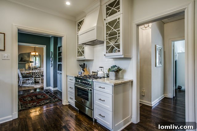Hollywood Heights Tudor: A Designer's Vision Realized 18 Elegant kitchen appliances and thoughtful design contribute to the luxurious feel of the 707 Cordova renovation.