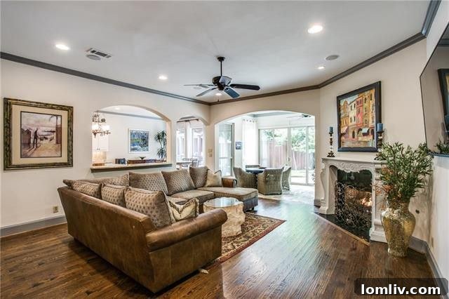 Greenway Park Homes: Luxury Amenities, Smart Value 4 Sophisticated Living Room with Fireplace