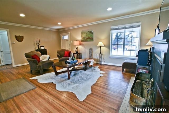 Greenway Park Homes: Luxury Amenities, Smart Value 8 Cozy Living Room with Original Hardwood Floors