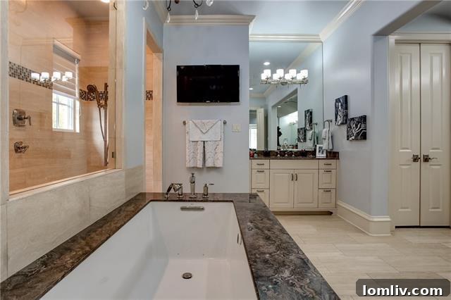 Master Bathroom and Closets