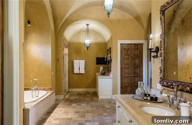 Luxurious Bathroom with Elegant Finishes