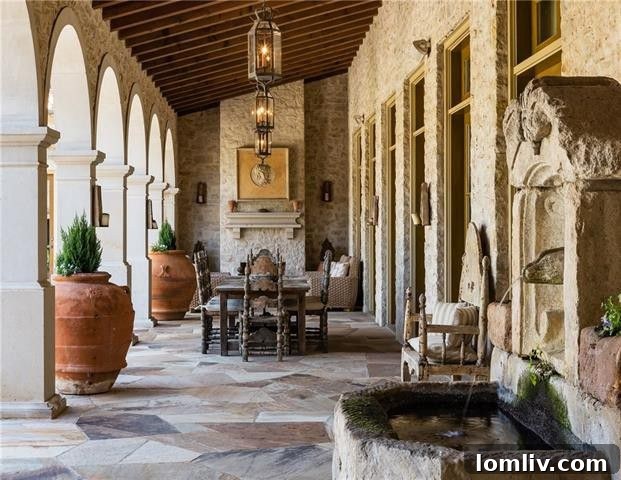 Elegant Fireplace and Seating Area