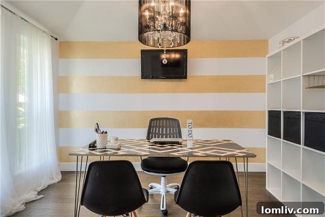 Modern Kitchen Breakfast Nook with Window Bench and Pendant Light