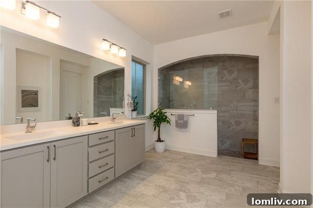 Arlington Master Bathroom Walk-in Shower