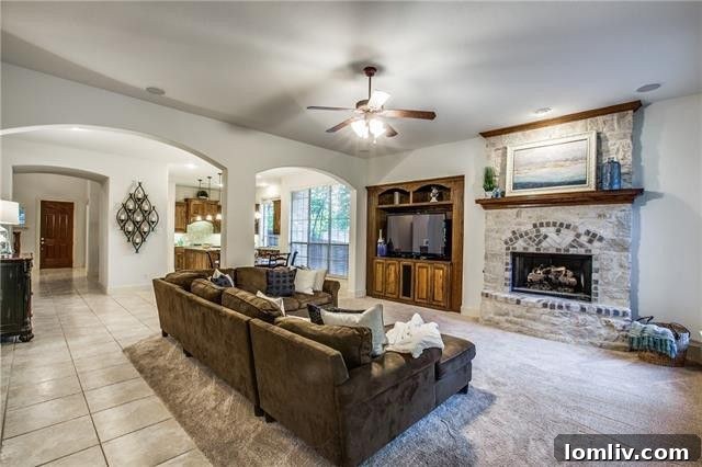 Lagoon Style Pool and Covered Patio, Keller