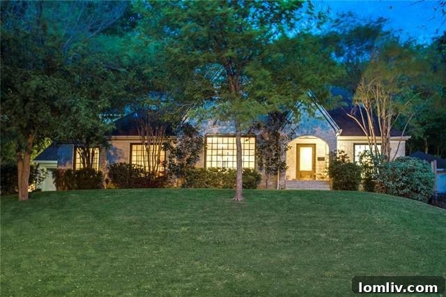 Elegant Austin Stone Tudor Home Exterior