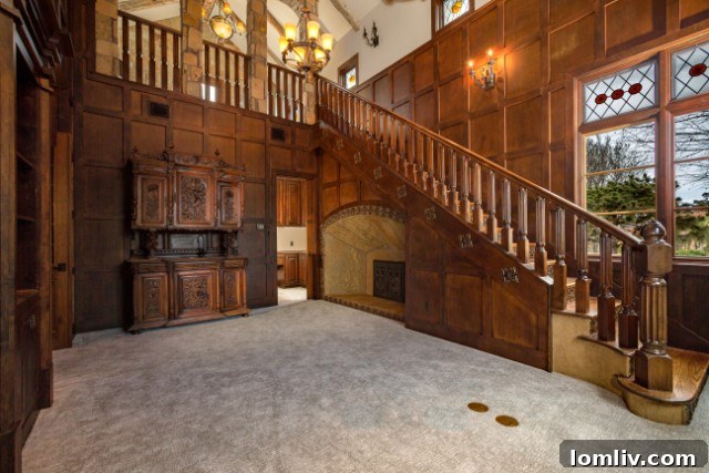 Elegant custom millwork details throughout the luxurious interior