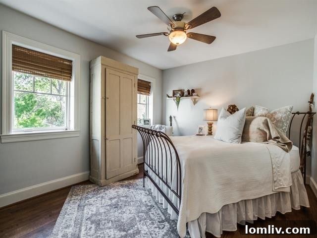 Charming hallway or common area with thoughtful decor
