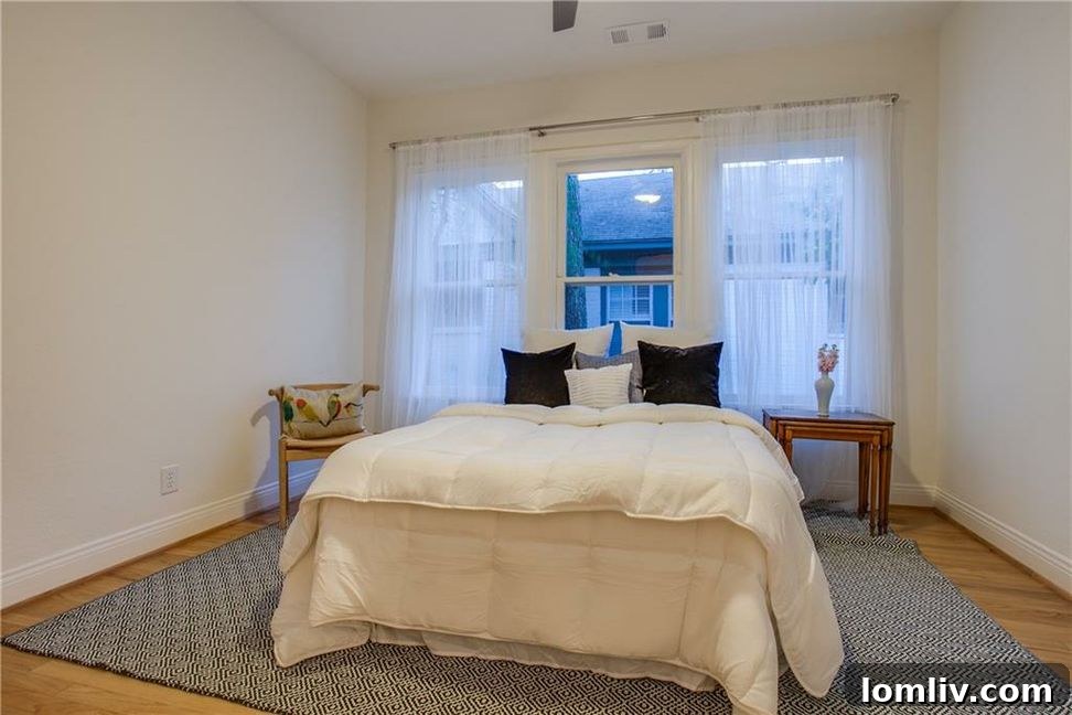 Unveiling North Oak Cliff's Singular Masterpiece 19 Sun-drenched interior showcasing architectural details