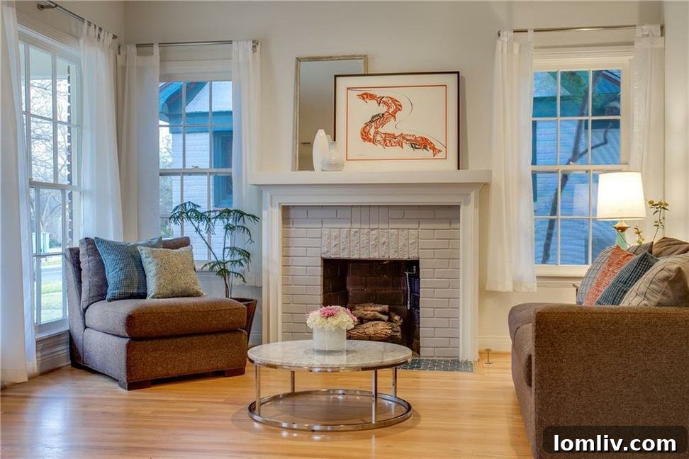 Unveiling North Oak Cliff's Singular Masterpiece 6 Spacious kitchen with a view of the dining nook
