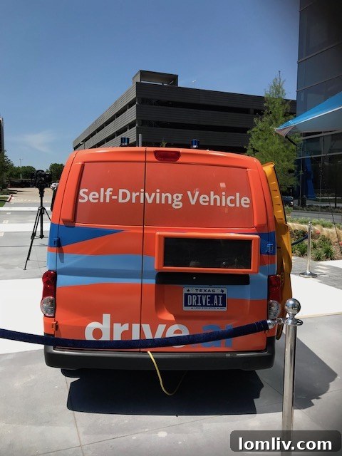 Digital Panel on Autonomous Vehicle
