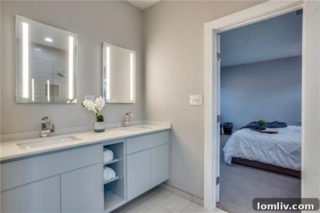 Spa-Like Master Bathroom with Freestanding Tub and Glass Shower