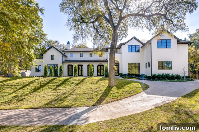Elegant Custom Home at 4502 Watauga Rd. in Dallas by New Leaf Custom Homes