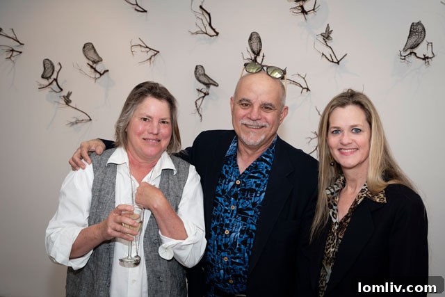 A candid moment of enjoyment at The McKenzie's launch party