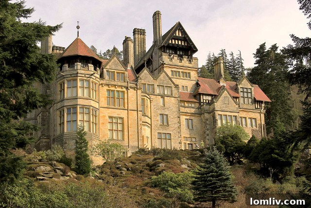 Cragside Estate exterior, pioneering in renewable energy