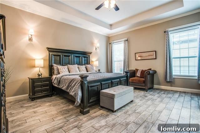 Spacious secondary bedroom with ample natural light