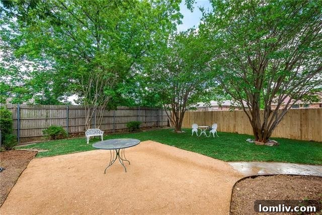 Green lawn and landscaping