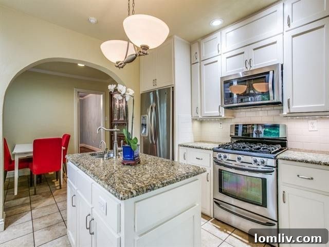 Detailed View of Kitchen Cabinets and Backsplash in Greenland Hills Home