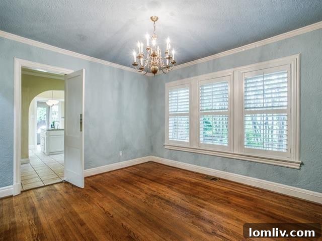 Breakfast Nook with Stained Glass Cabinets and Hardwood Floors