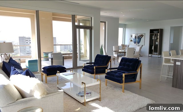 State-of-the-art private media room for residents at The Stoneleigh
