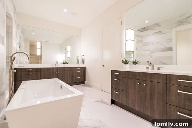 Spa-inspired bathroom design in a Stoneleigh luxury condominium
