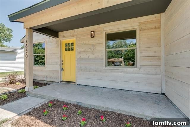 2630 Larry Dr East Dallas Scandinavian style home exterior