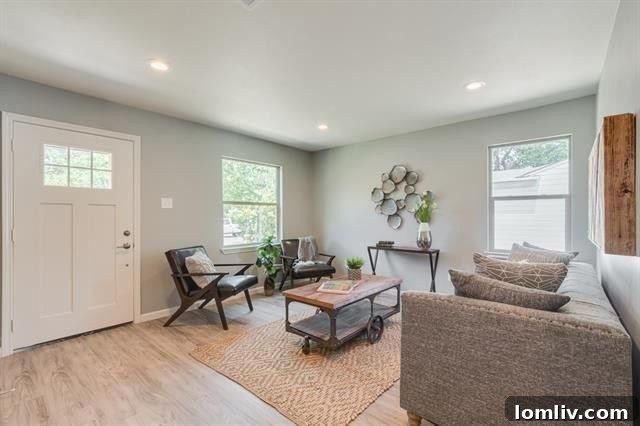2630 Larry Dr East Dallas Scandinavian style living room