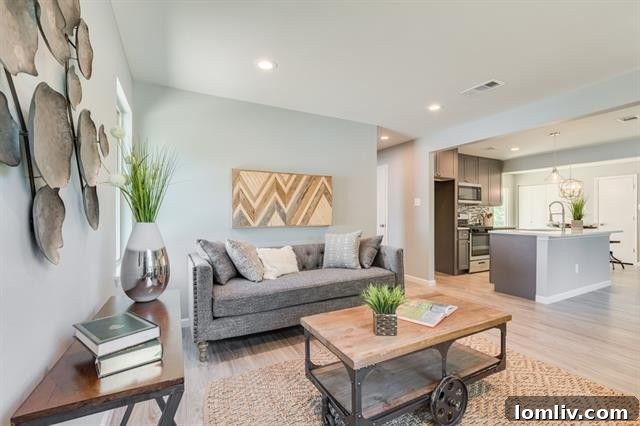 2630 Larry Dr East Dallas modern kitchen with quartz countertops