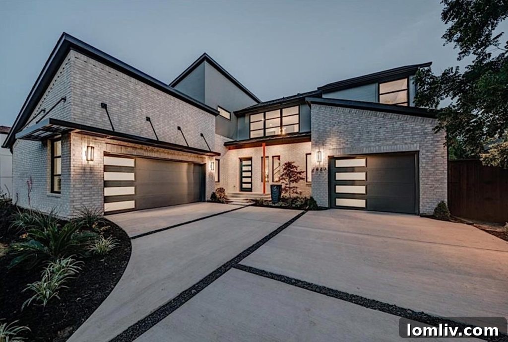 Stunning Midcentury Modern Home Exterior in Dallas, 4020 Adrian Drive