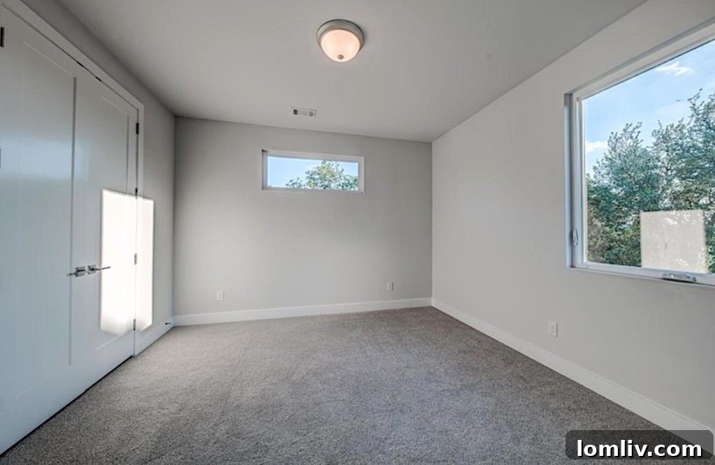 Another generously sized secondary bedroom, ideal for comfort