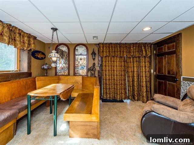 Deceptively Simple Exterior, Intriguingly Complex Interior 10 Themed room designed to resemble a 1970s recreational vehicle interior