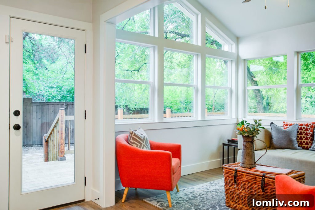 New Windows Offering Scenic Views of Park-Like Property